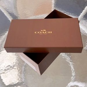 💯Authentic Coach New York Brown shoe box 🎁